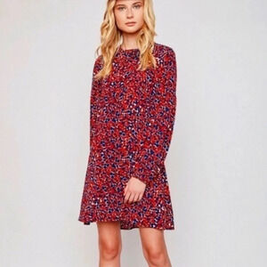 Hayden Los Angeles tunic shift dress. Size M. Bow tie at neck, knee length.